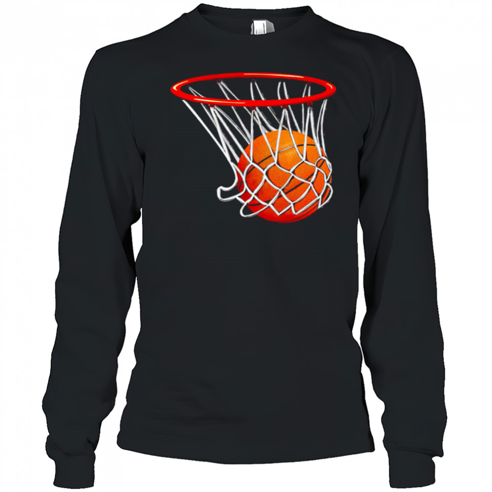 Inktastic Basketball Swish shirt Long Sleeved
