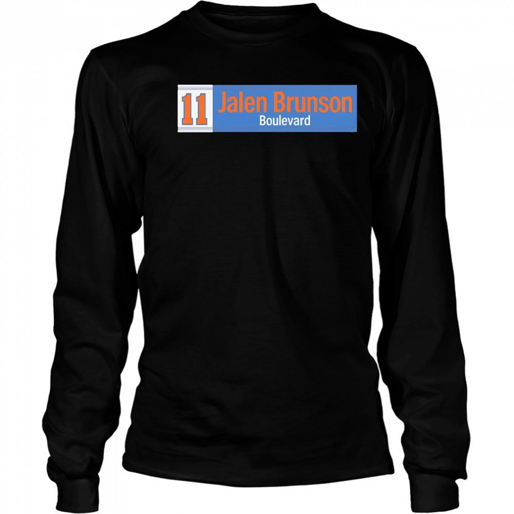 Jalen Brunson BLVD shirt Long Sleeved