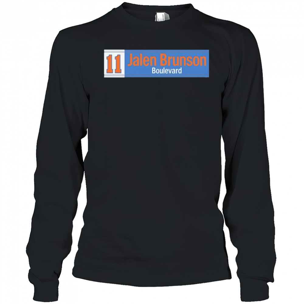 Jalen Brunson BLVD shirt Long Sleeved