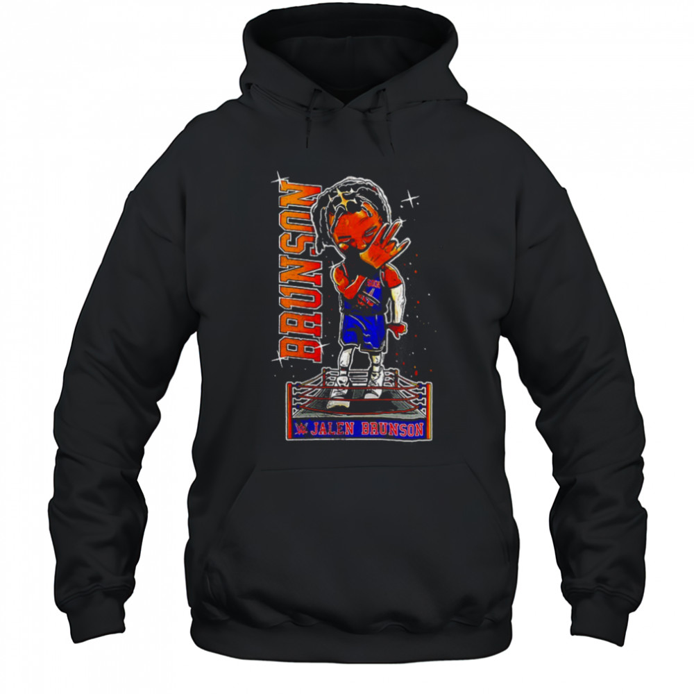 Jalen Brunson WWE cartoon shirt Hoodie