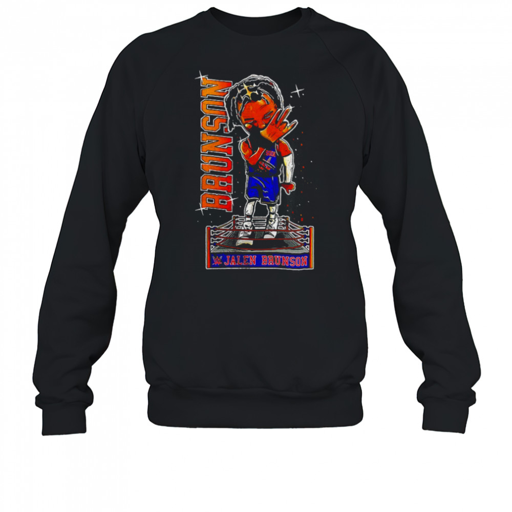 Jalen Brunson WWE cartoon shirt Sweatshirt