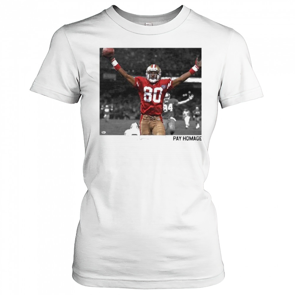 Jerry Rice Pay Homage T-shirt Women's T-shirt