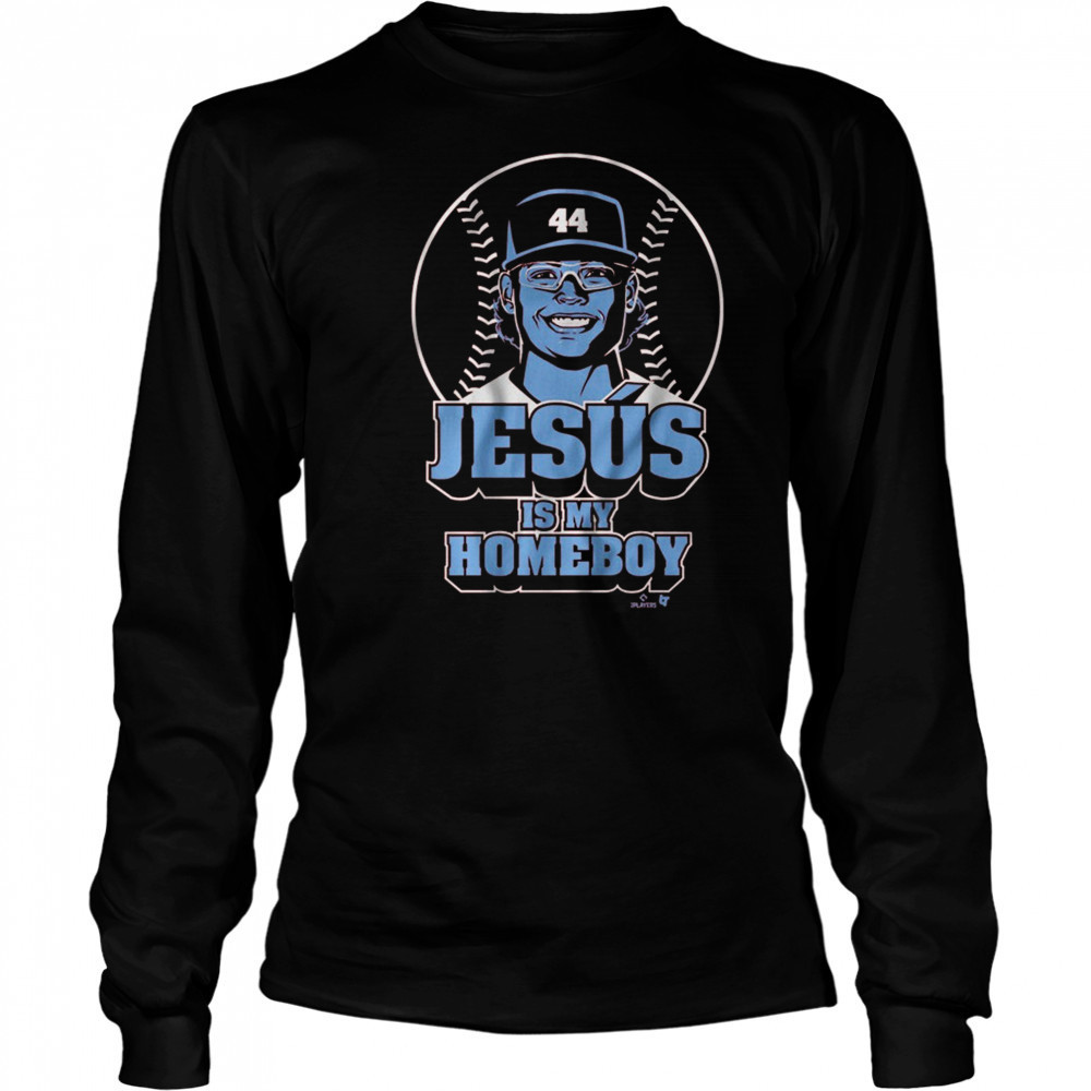 Jesus Luzardo Jesus is My Homeboy Philadelphia Phillies MLB 2025 t-shirt Long Sleeved