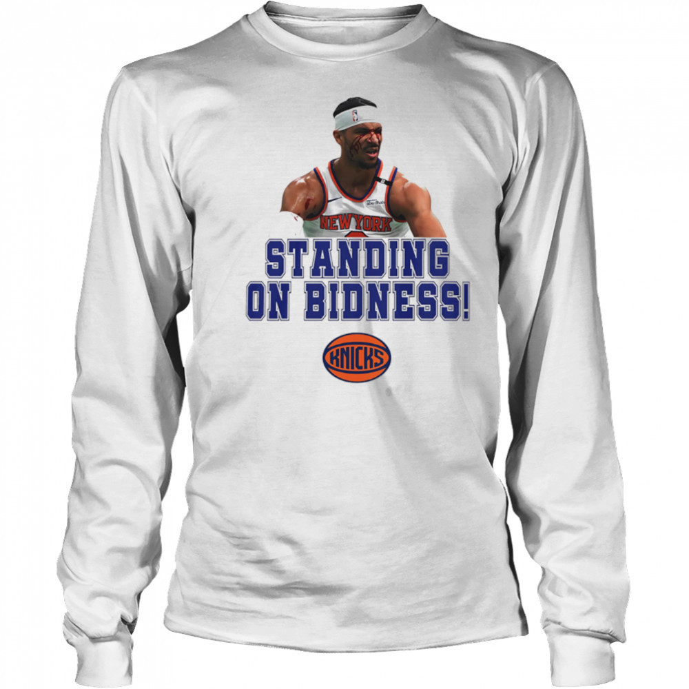 Josh Hart Standing On Bidness New York Knicks shirt Long Sleeved