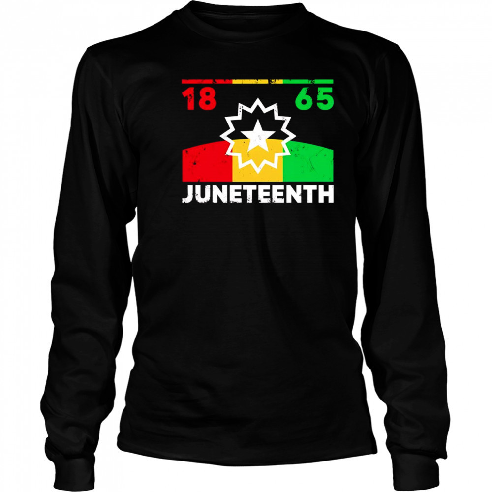 Juneteenth Flag 1865 shirt Long Sleeved