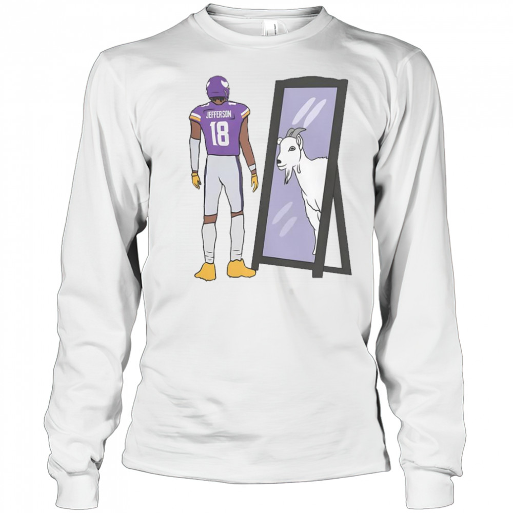 Justin Jefferson Mirror Goat T-Shirt Long Sleeved