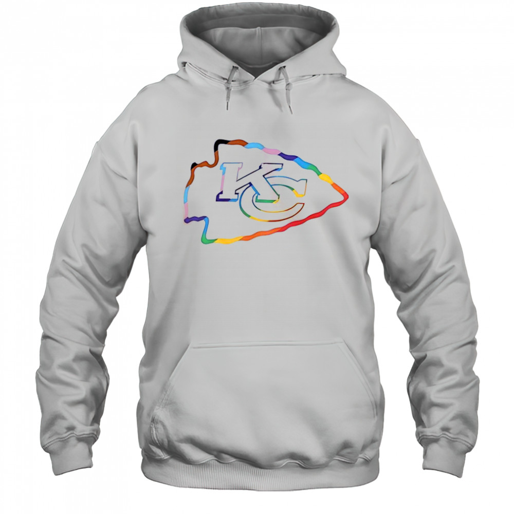 Kansas City Chiefs Logo Pride T-Shirt Hoodie
