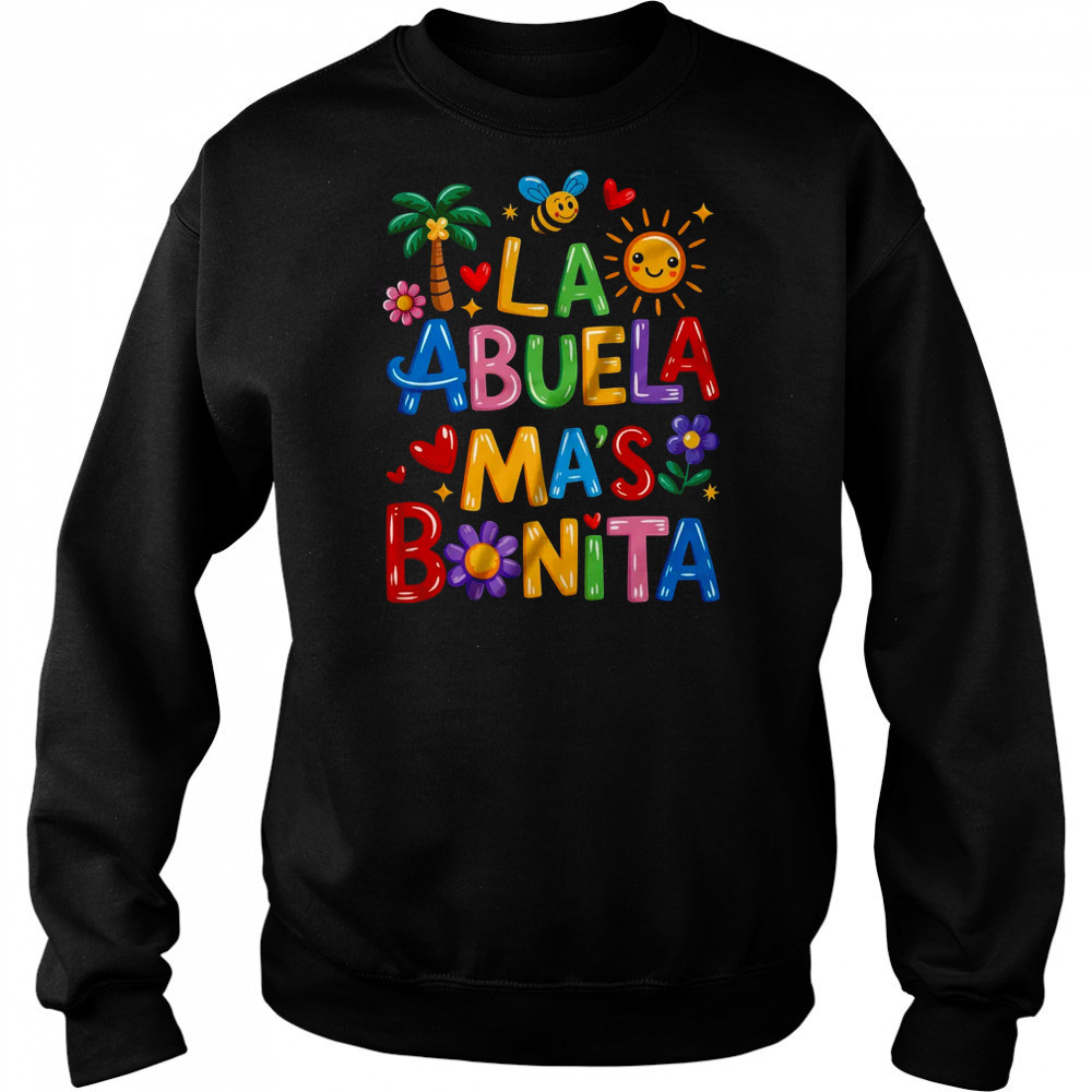 La Abuela Más Bonita Mom Cute Abuela Grandma Mother's Day shirt Hoodie