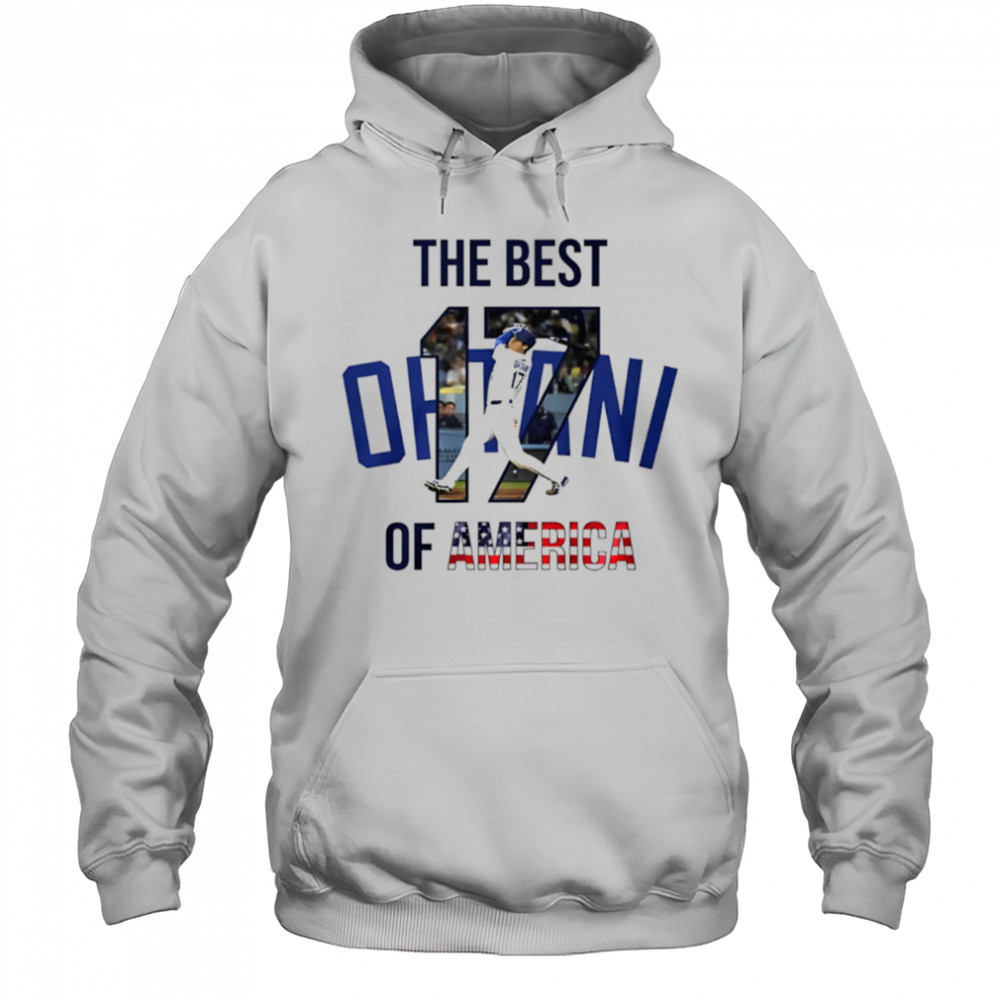 Los Angeles Dodgers Shohei Ohtani The Best 17 Of America 2025 shirt Hoodie