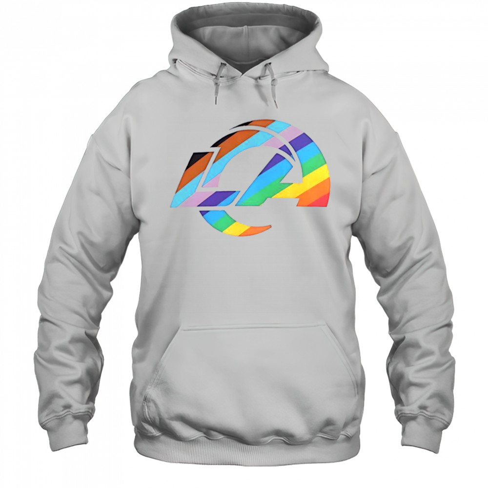 Los Angeles Rams Logo Pride T-Shirt Hoodie