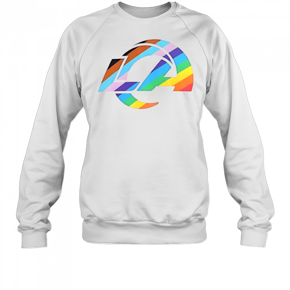 Los Angeles Rams Logo Pride T-Shirt Sweatshirt