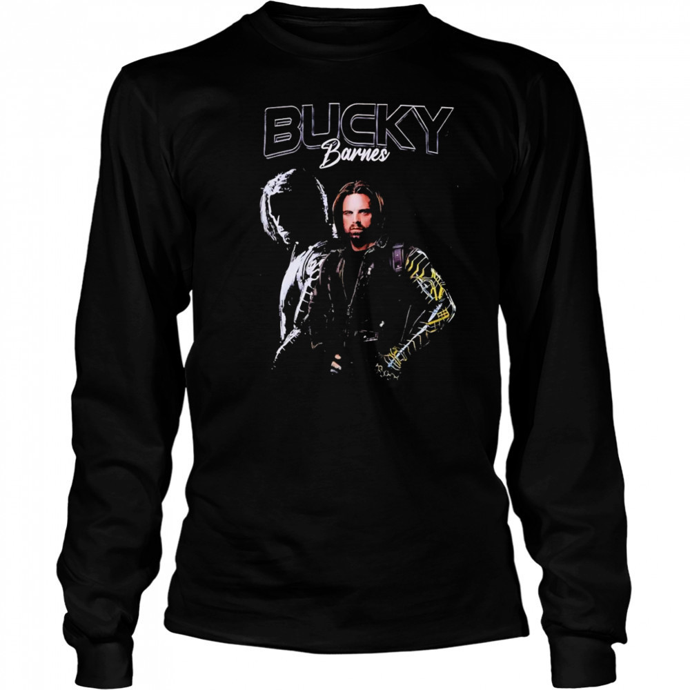 Marvel Thunderbolts Bucky Barnes portrait shirt Long Sleeved