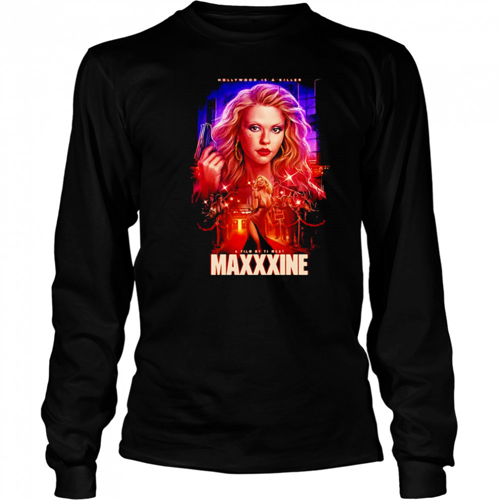 Maxxxine Hollywood is a Killer shirt Long Sleeved