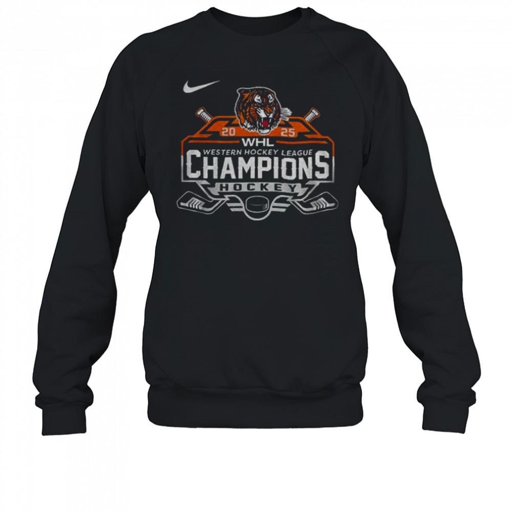 Medicine Hat Tigers Western Hockey League Champions 2025 shirt Sweatshirt