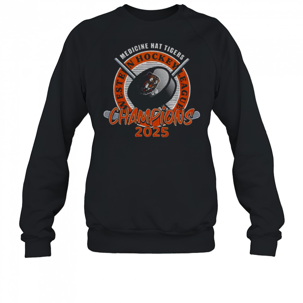 Medicine Hat Tigers Western Hockey League Champions 2025 t shirt Sweatshirt