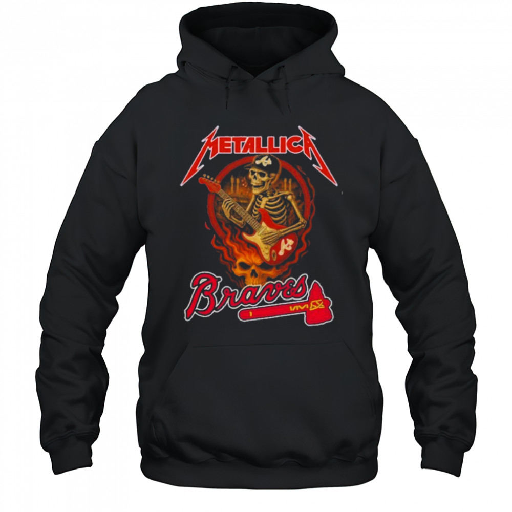 Metallica Braves Unique Gifts For Baseball Fans Shirt Hoodie