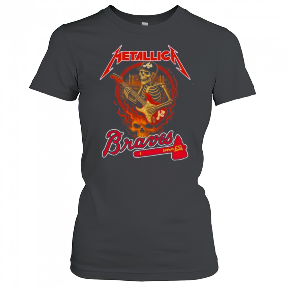 Metallica Braves Unique Gifts For Baseball Fans Shirt Women's T-shirt