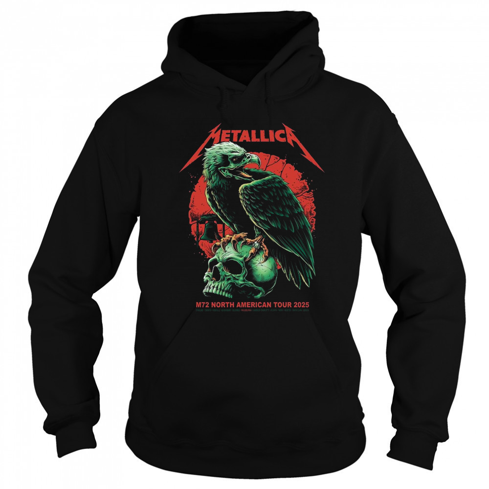 Metallica M72 North American Tour 2025 In Houston – Columbus – Philadelphia – Tampa t-shirt Sweatshirt