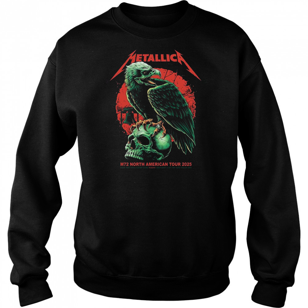 Metallica M72 North American Tour 2025 In Houston – Columbus – Philadelphia – Tampa t-shirt Hoodie