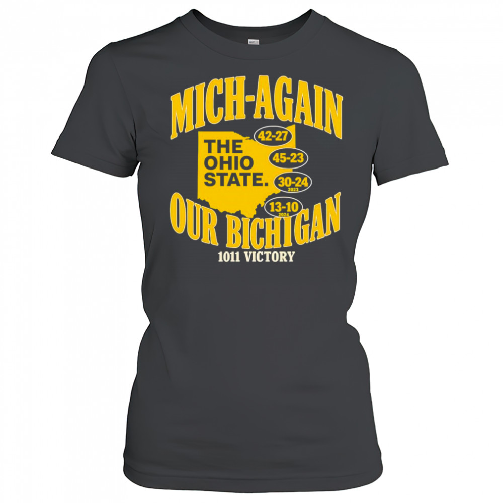 Mich-again our Bichigan 1011 victory shirt Women's T-shirt