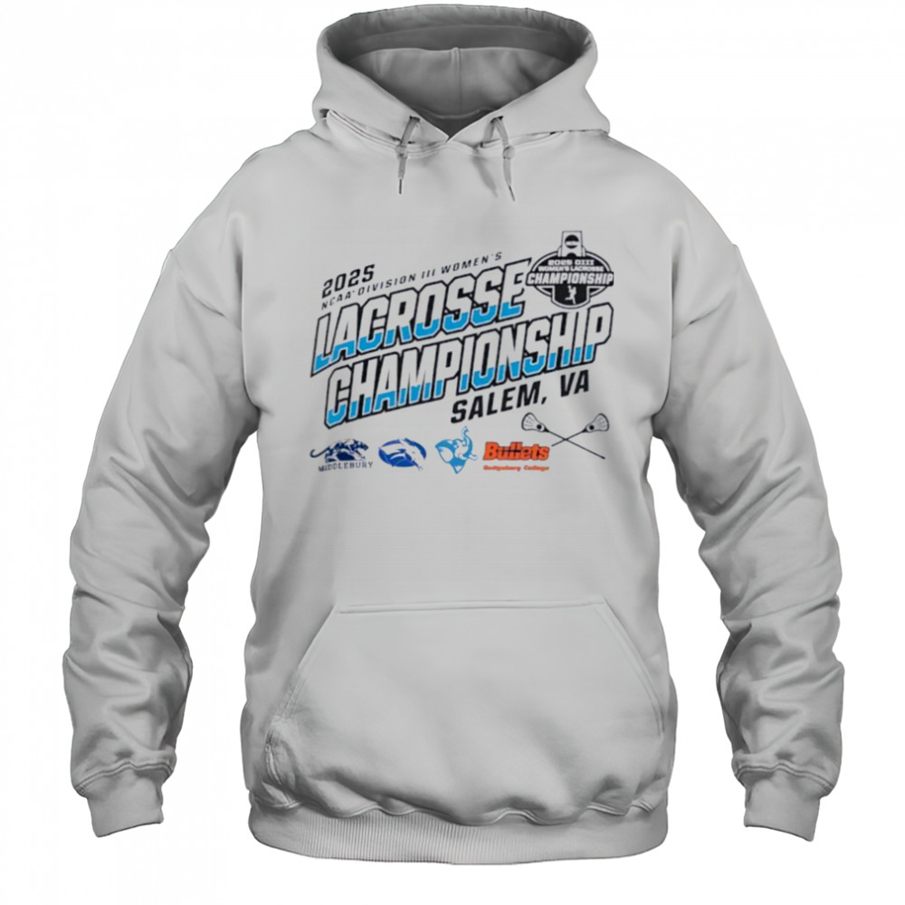 Middlebury Colby Mules Tufts University Gettysburg NCAA DIII Women’s Lacrosse Championship 2025 shirt Hoodie