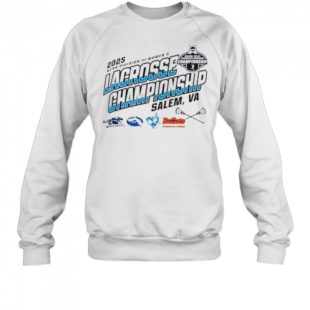 Middlebury Colby Mules Tufts University Gettysburg NCAA DIII Women’s Lacrosse Championship 2025 shirt Sweatshirt
