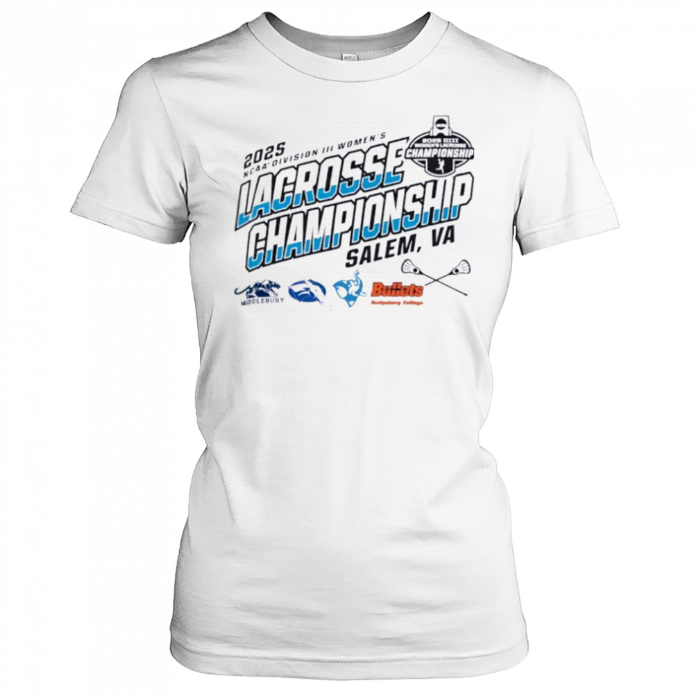 Middlebury Colby Mules Tufts University Gettysburg NCAA DIII Women’s Lacrosse Championship 2025 shirt Women's T-shirt