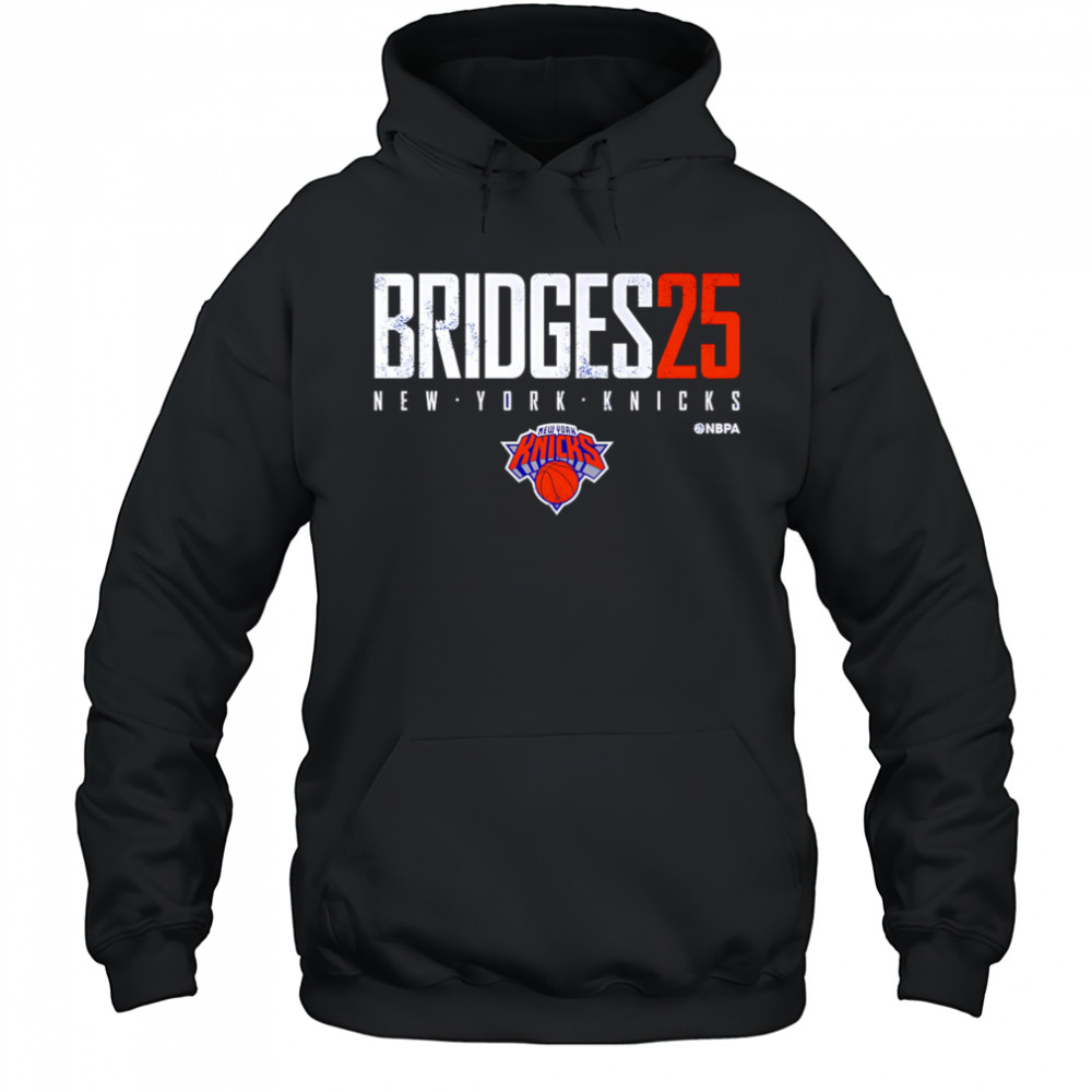Mikal Bridges 25 New York Knicks shirt Hoodie