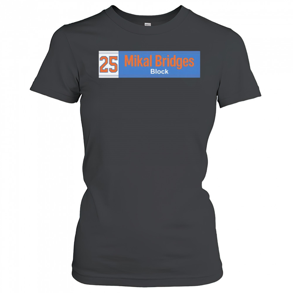 Mikal Bridges Block shirt Women's T-shirt