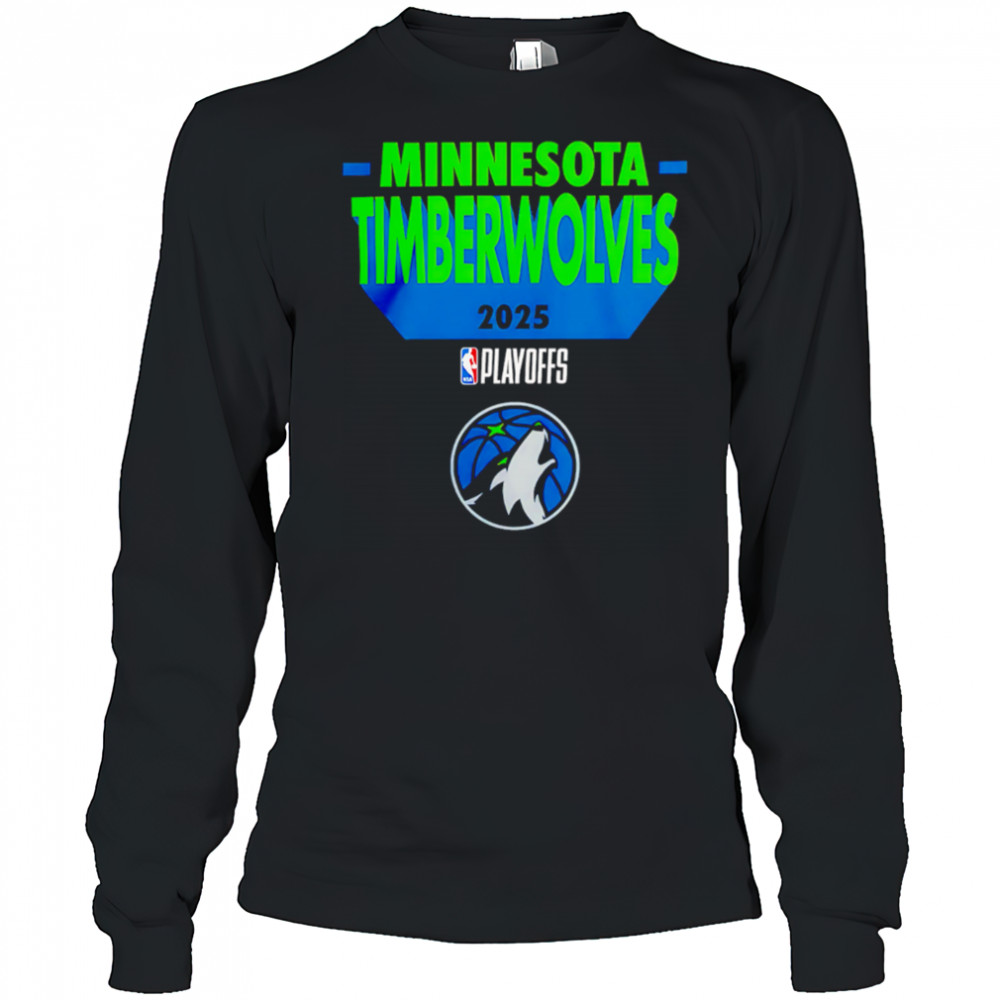 Minnesota Timberwolves 2025 Playoff Participant NBA Playoff shirt Long Sleeved