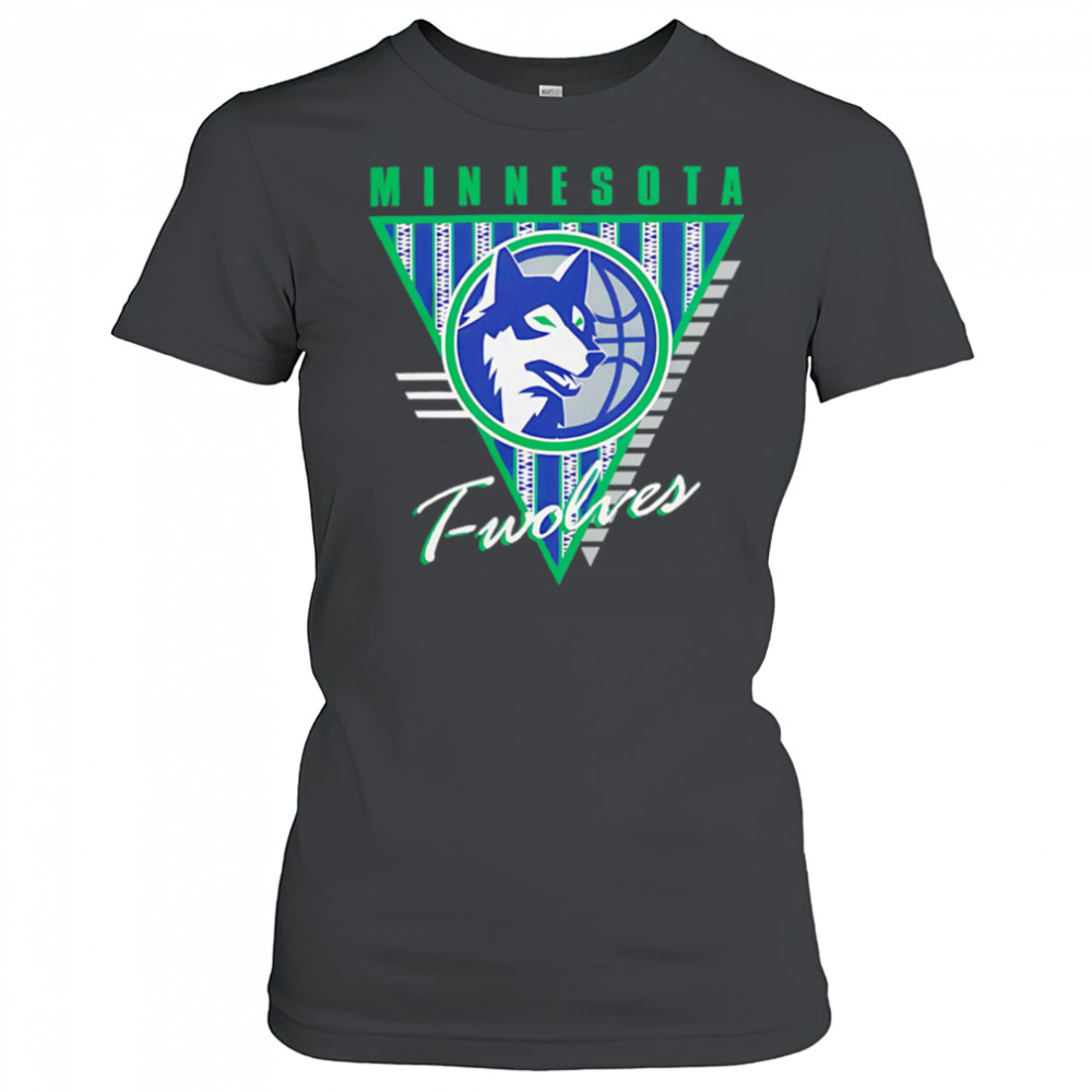 Minnesota Timberwolves Mitchell & Ness Worldwide Collection Tri-Logo shirt Women's T-shirt