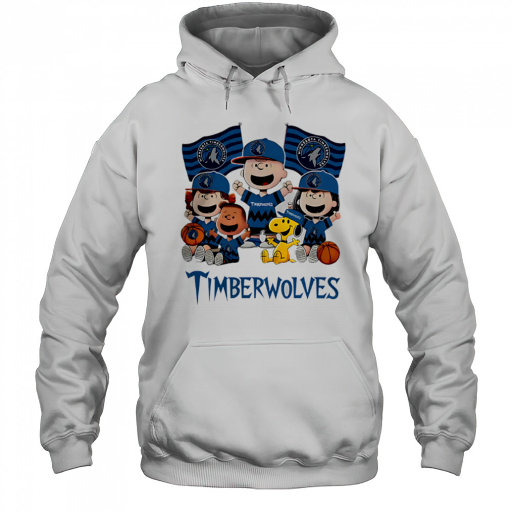 Minnesota Timberwolves Snoopy And Friends funny cartoon shirt Hoodie