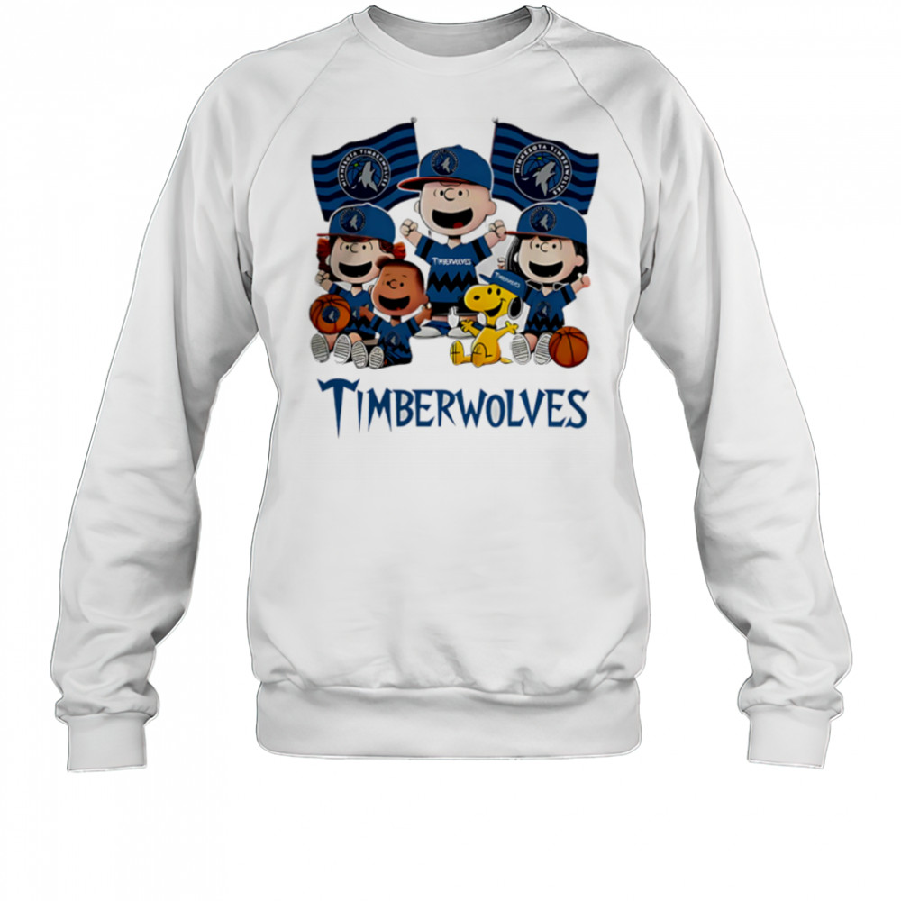 Minnesota Timberwolves Snoopy And Friends funny cartoon shirt Sweatshirt