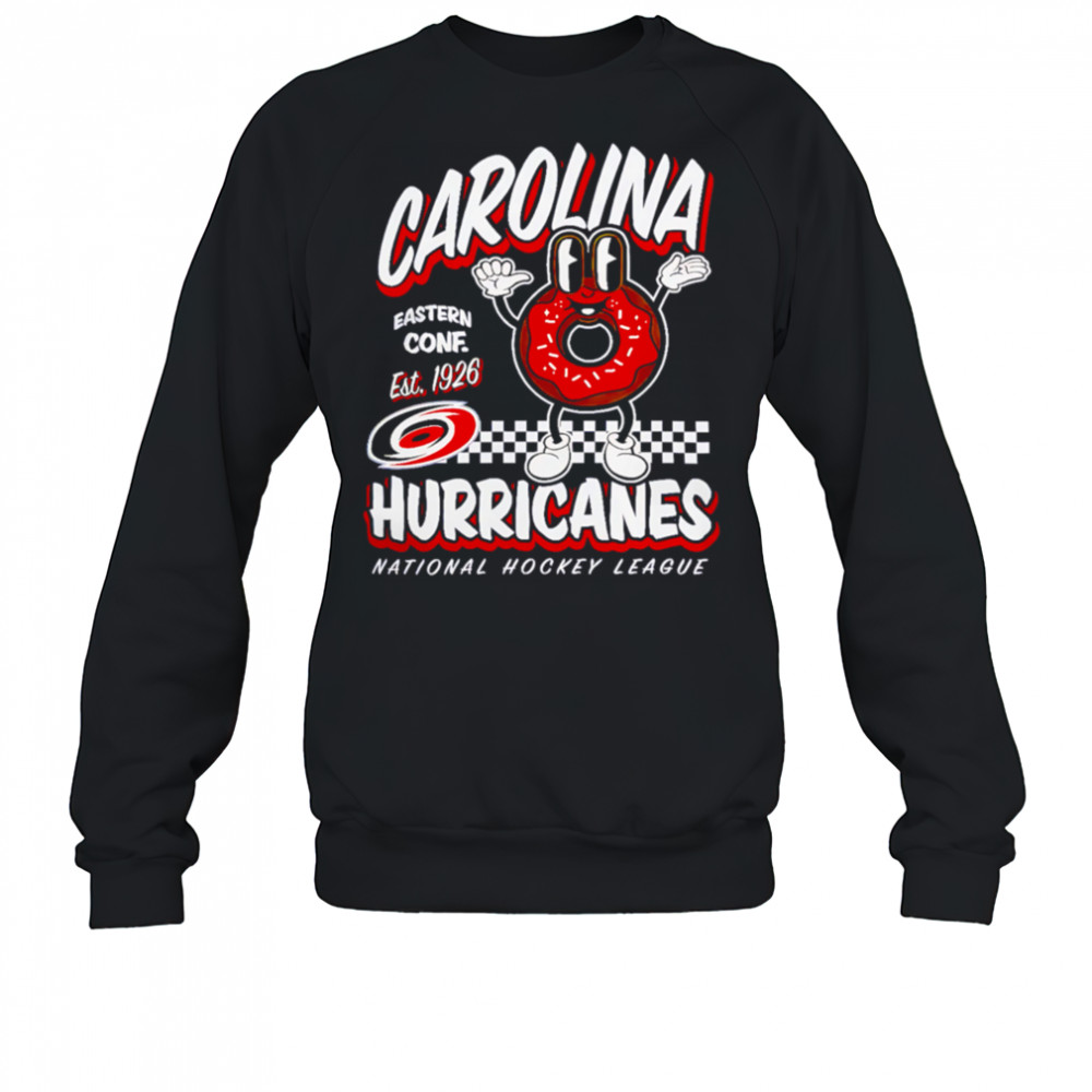 Mitchell & Ness Carolina Hurricanes Black Local Food 2025 shirt Sweatshirt