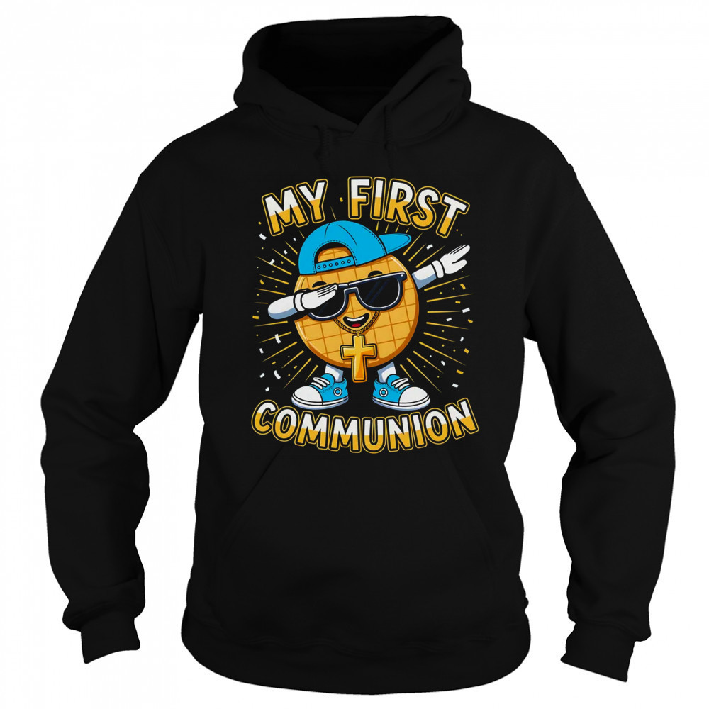 My First Communion Dabbing Wafer Funny 1st Communion Boy shirt Sweatshirt