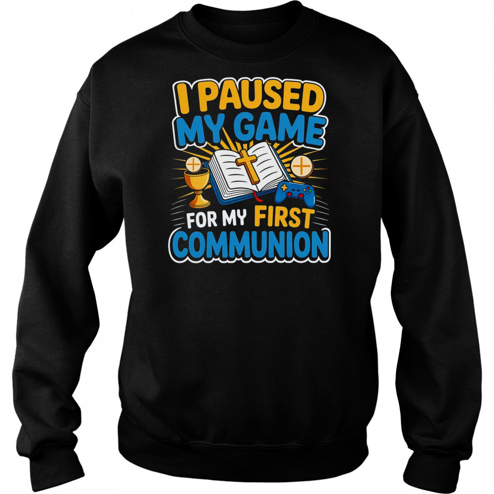 My First Communion Video Game Controller Boys Girls Gaming shirt Hoodie