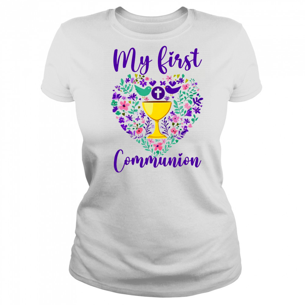 My First Holy Communion Christians And Catholic Girls Boys shirt Women's T-shirt