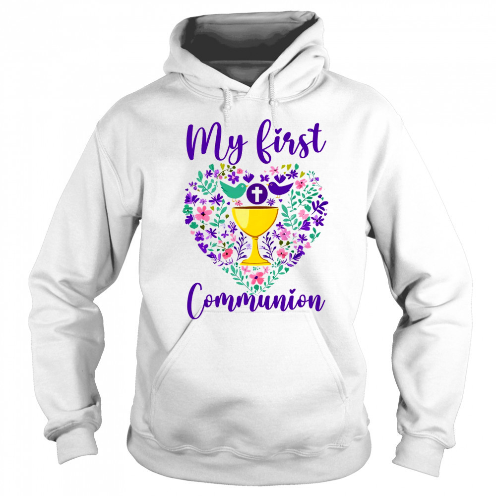 My First Holy Communion Christians And Catholic Girls Boys shirt Sweatshirt