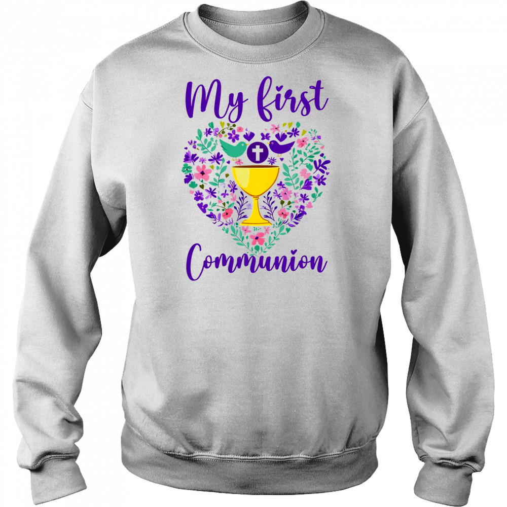 My First Holy Communion Christians And Catholic Girls Boys shirt Hoodie