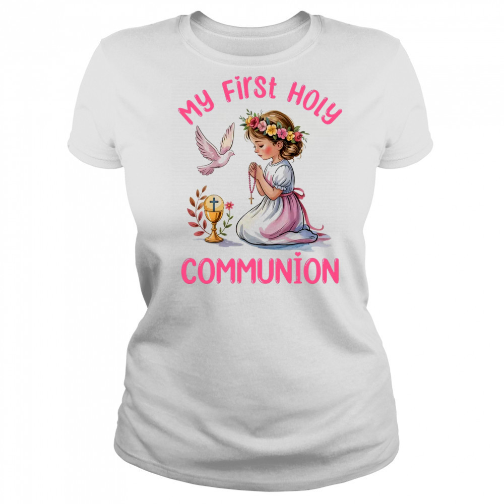 My First Holy Communion For Girl Christian Catholic shirt Women's T-shirt