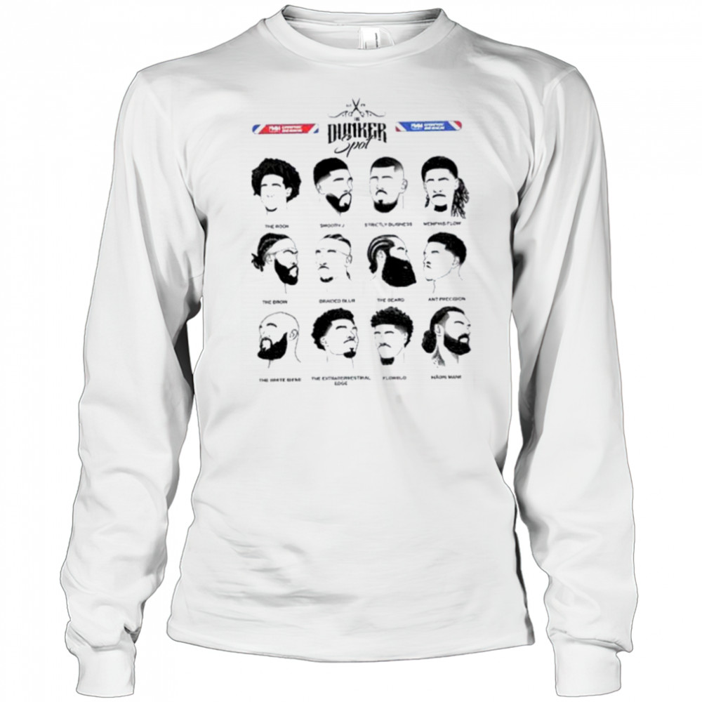 NBA Barbershop Digital Illustration shirt Long Sleeved