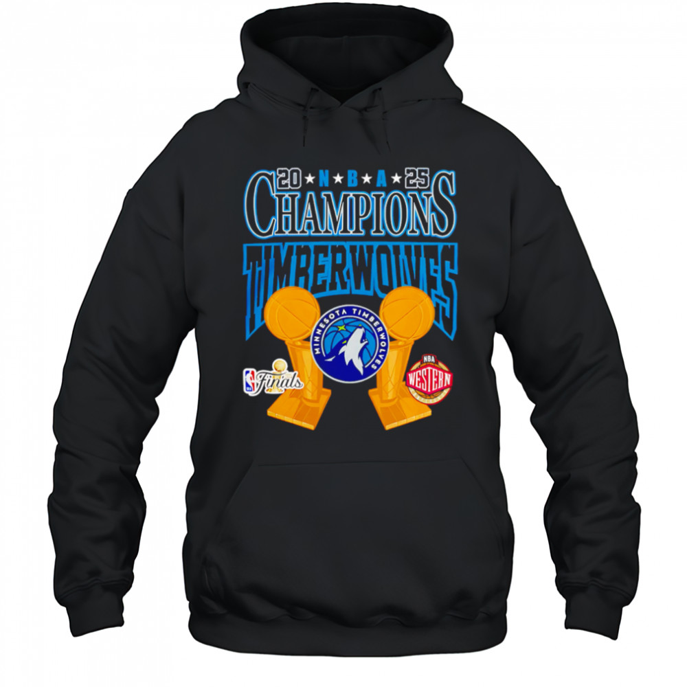 NBA Minnesota Timberwolves Big Champions 2025 shirt Hoodie