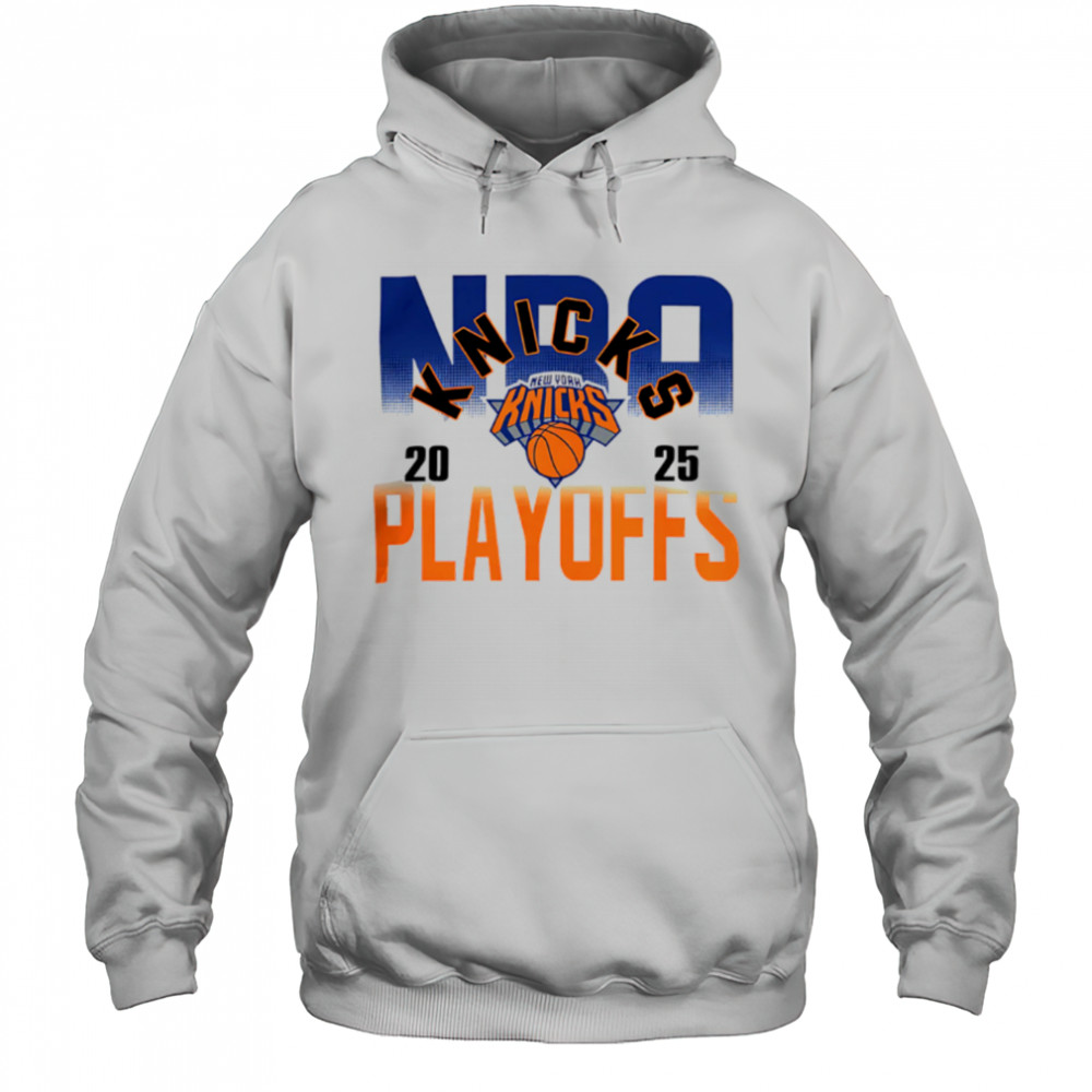 Nba Official New York Knicks 2025 Playoffs shirt Hoodie