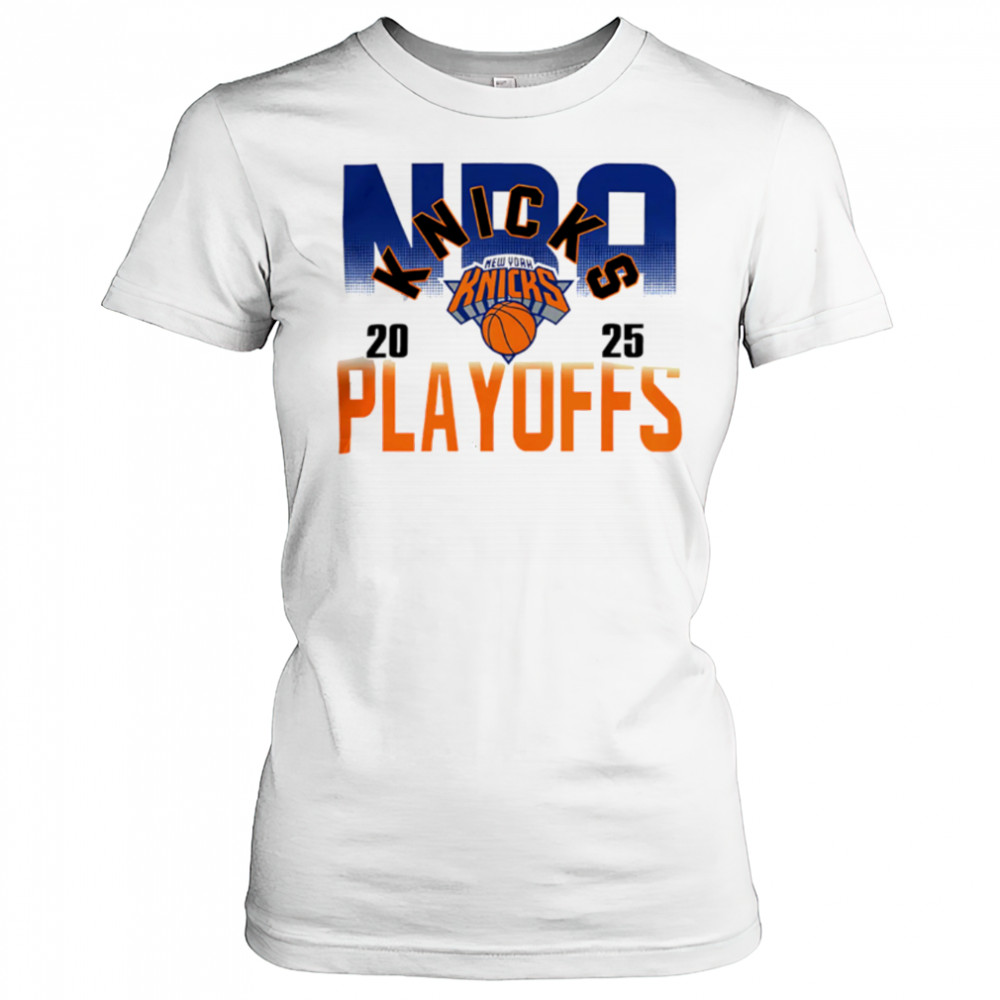 Nba Official New York Knicks 2025 Playoffs shirt Women's T-shirt
