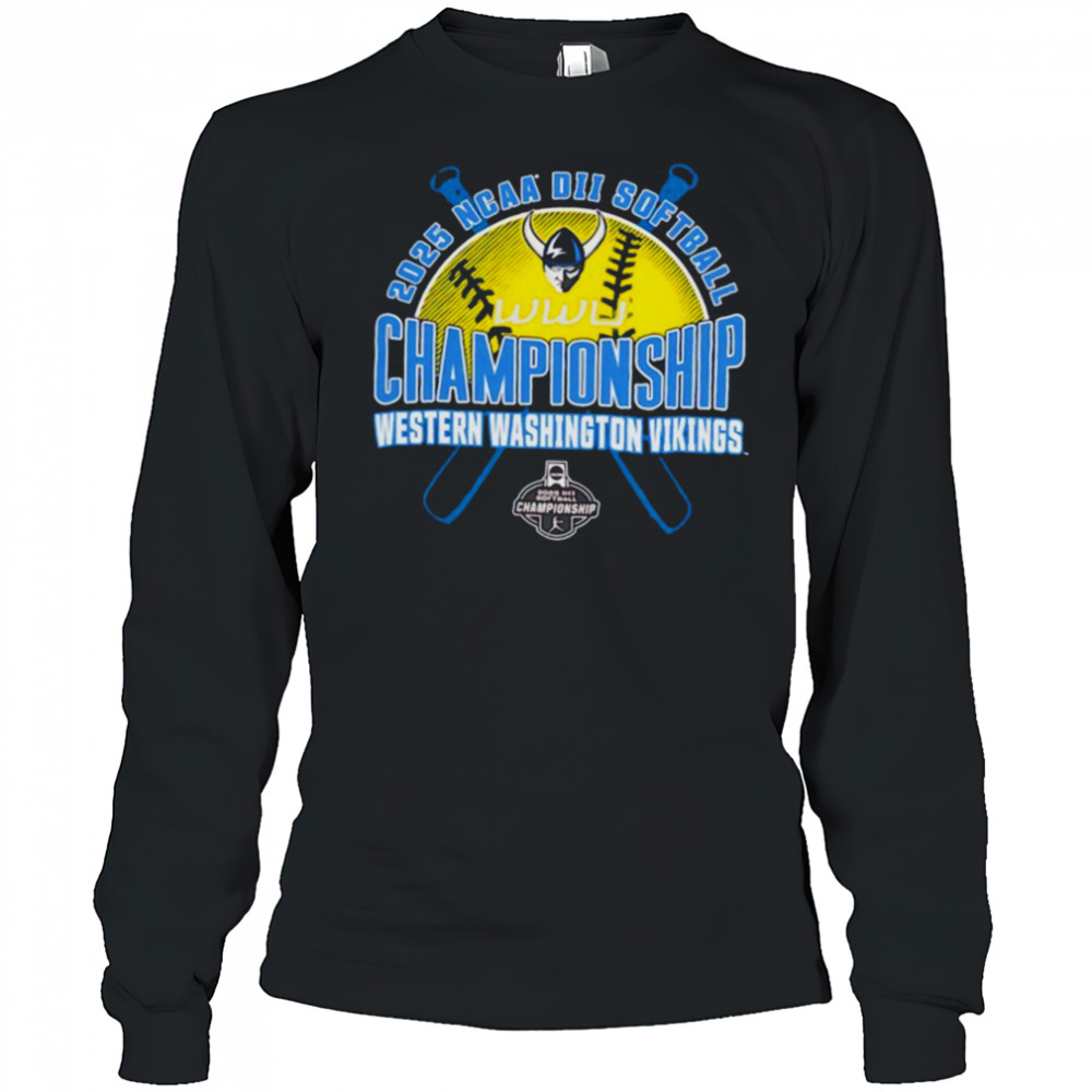 NCAA DII Softball Championship Western Washington Vikings 2025 shirt Long Sleeved