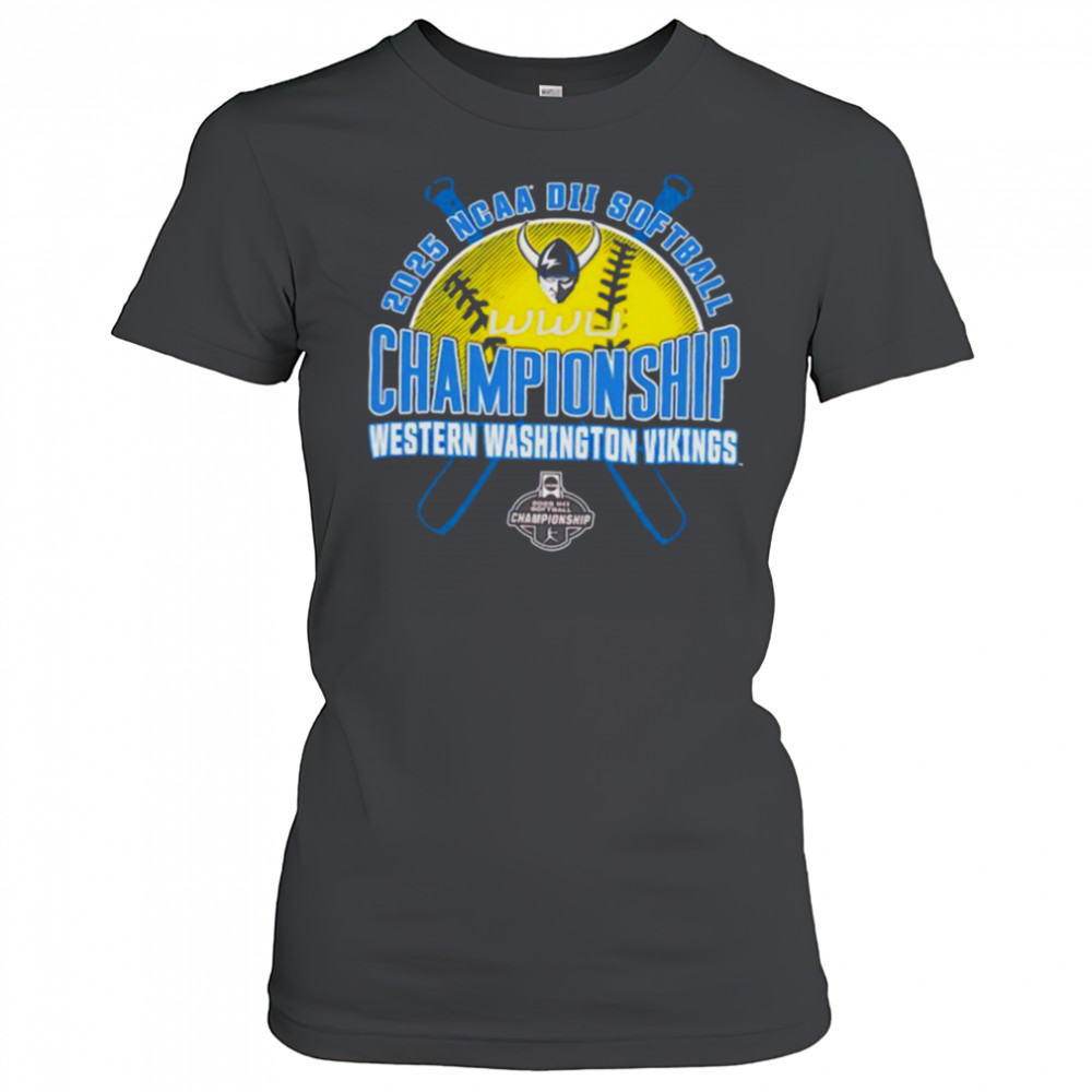 NCAA DII Softball Championship Western Washington Vikings 2025 shirt Women's T-shirt