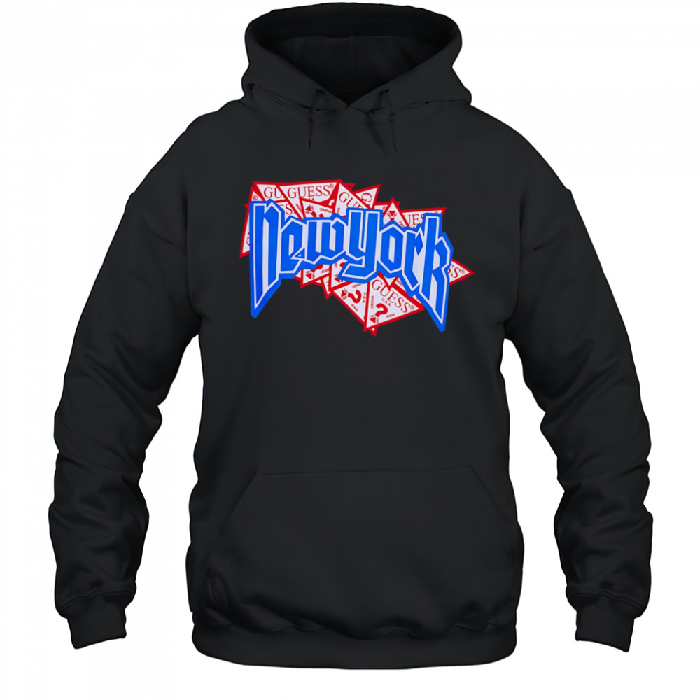 New York Guess art shirt Hoodie