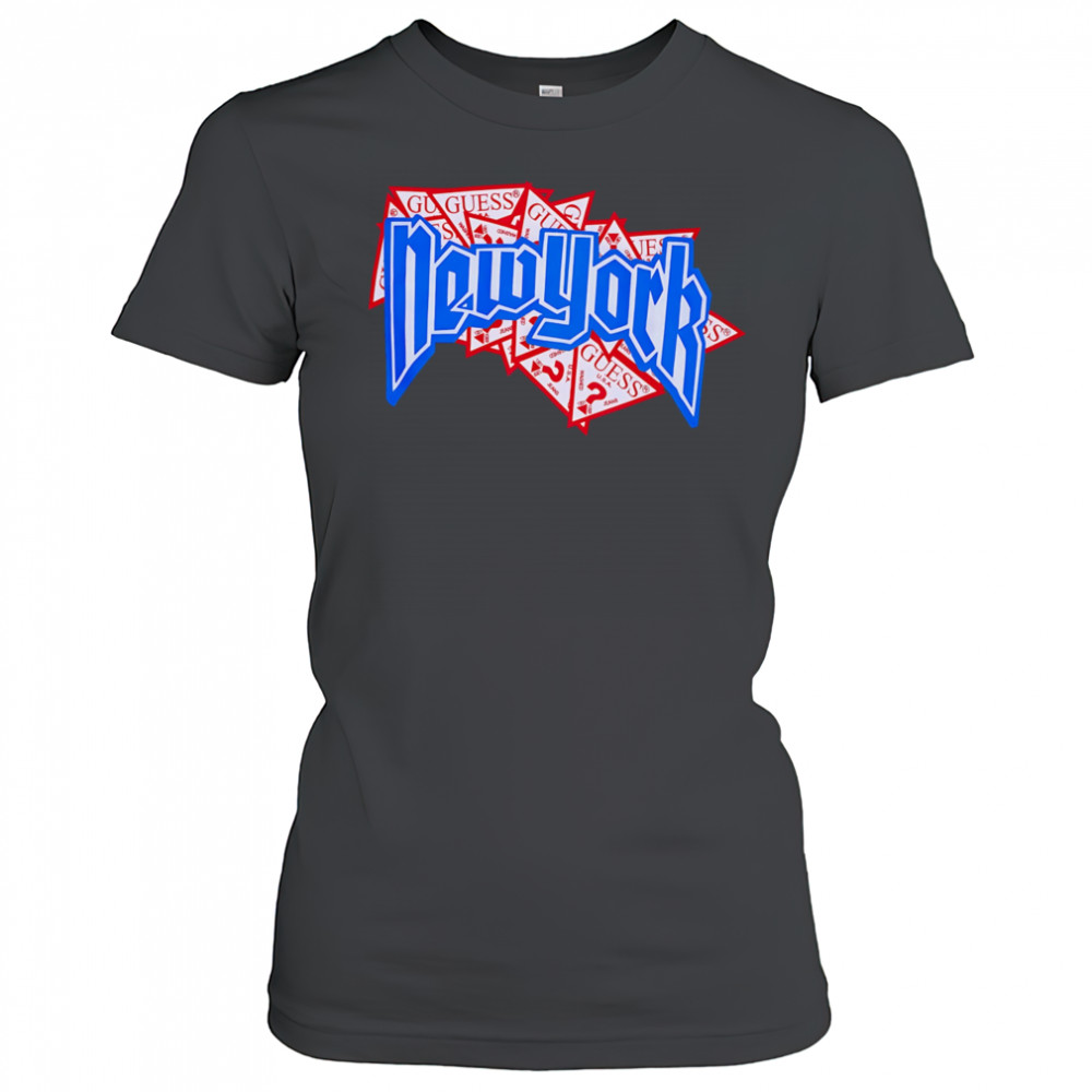 New York Guess art shirt Women's T-shirt