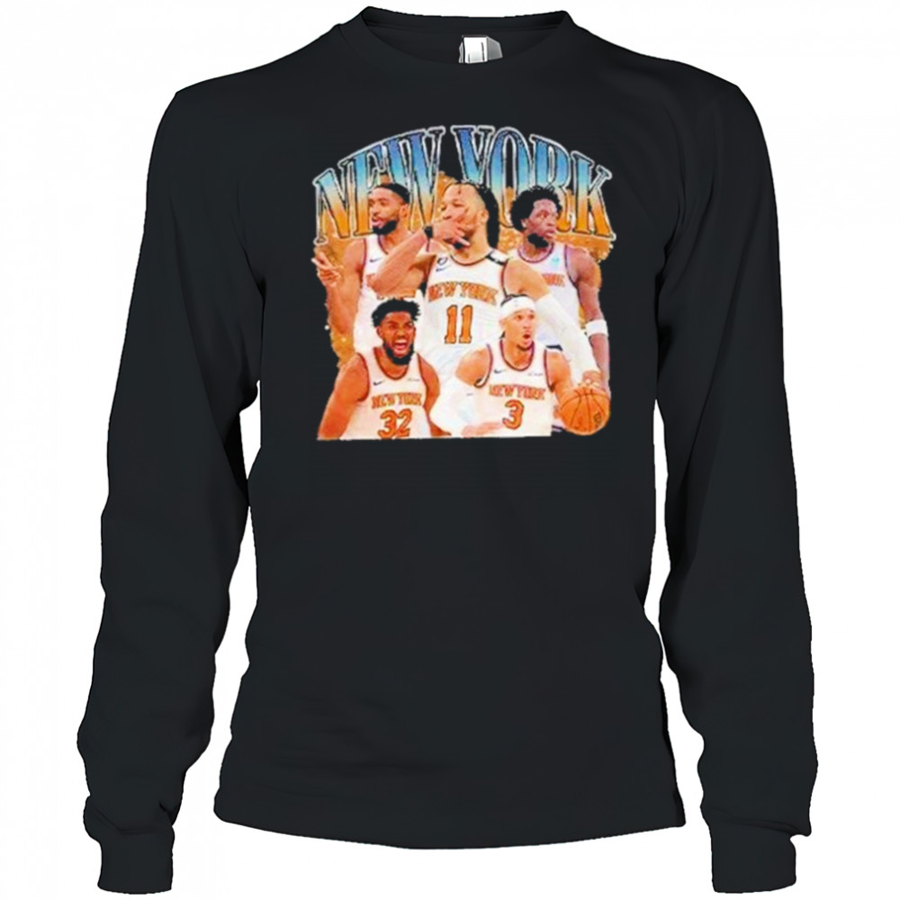 New York Knicks Basketball Shirt Long Sleeved