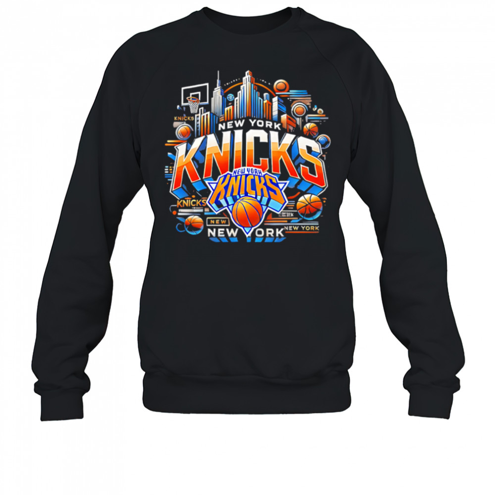 New York Knicks cube design shirt Sweatshirt